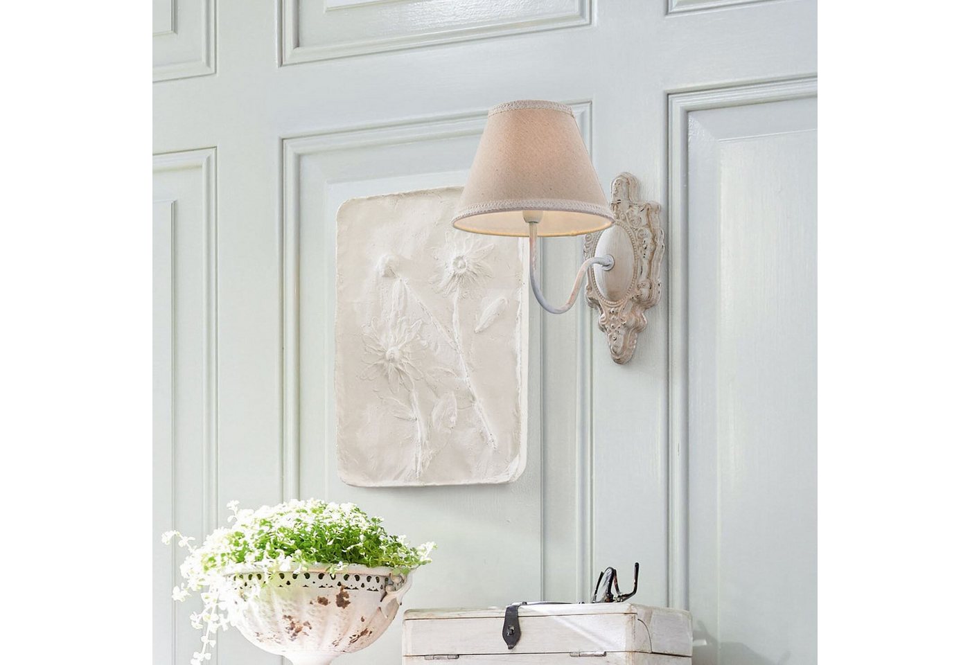 Mirabeau Wandleuchte Wandlampe Ascoux antikbeige Bild 4
