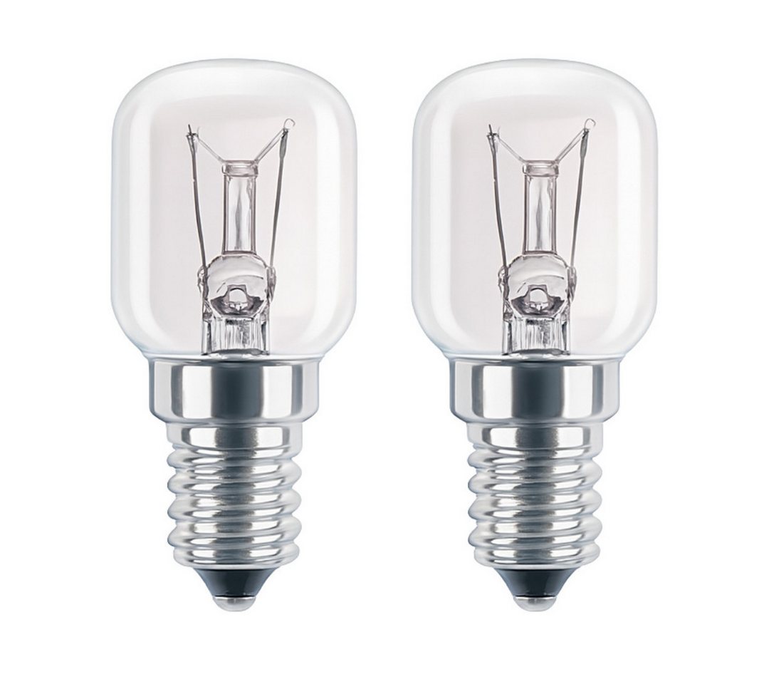 SpectrumLED Spezialleuchtmittel 2x E14 Backofenlampe 25W 300°C Warmweiß Kühlschranklampe 125 Lumen, E14, 2 St., Warmweiß Bild 3