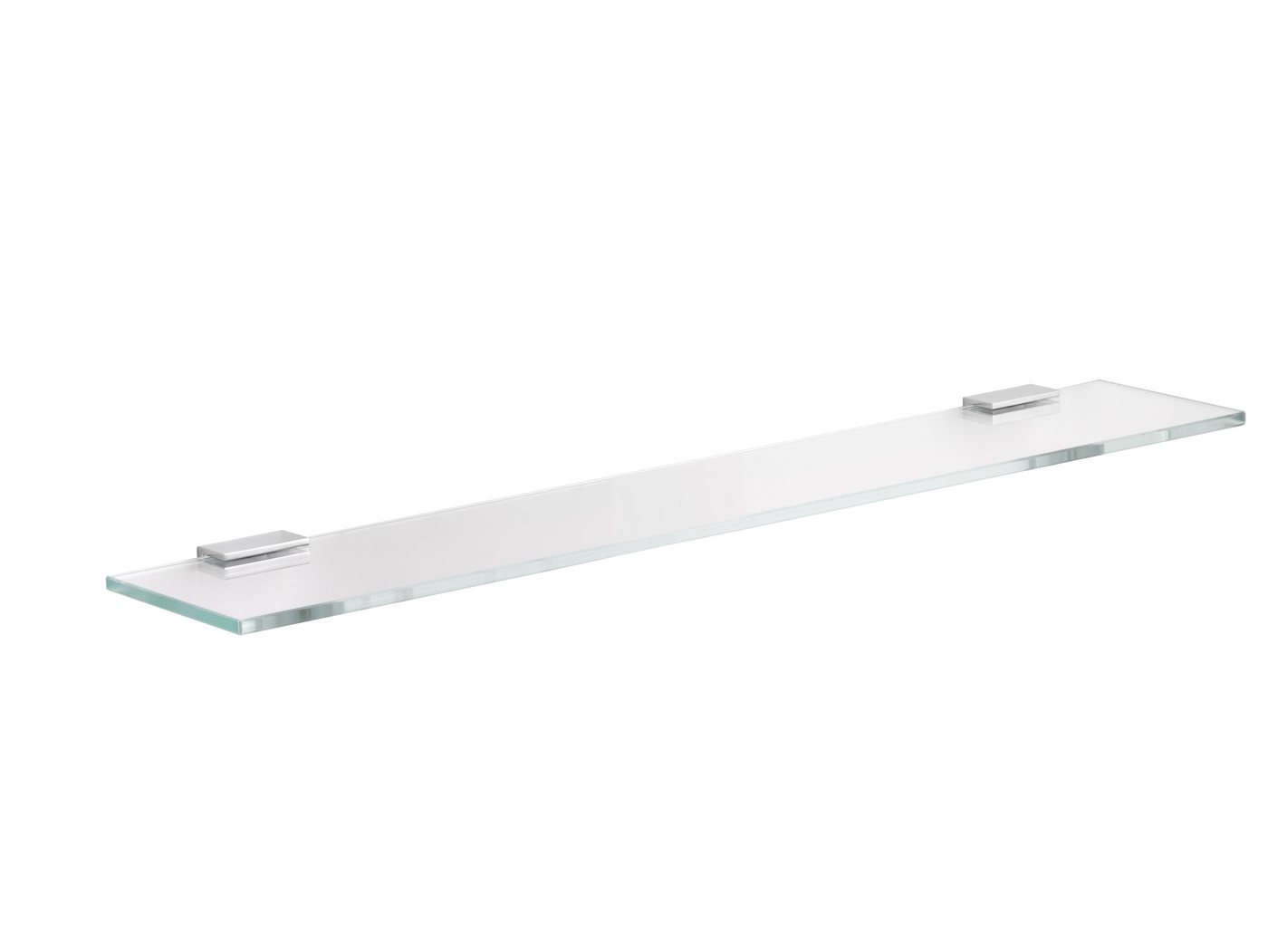 Keuco Wandboard Moll 50 cm, aus Cristallinglas, Halterungen aus Metall, verchromt, Wandmontage Bild 3