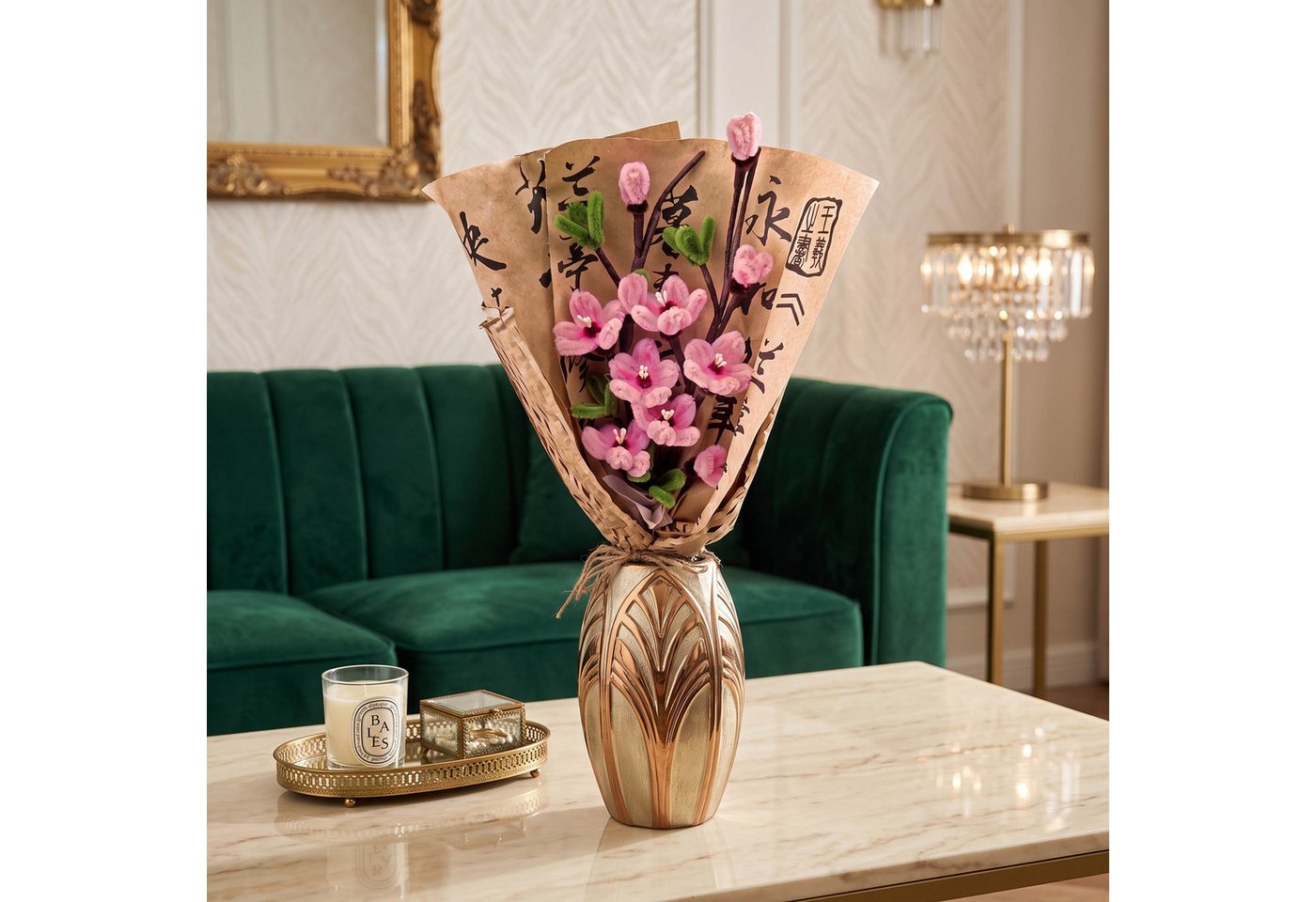 Sarcia.eu Kreativset Draht zum Basteln von Blumen, Set zum Gestalten von Blumensträußen 6+ Bild 5