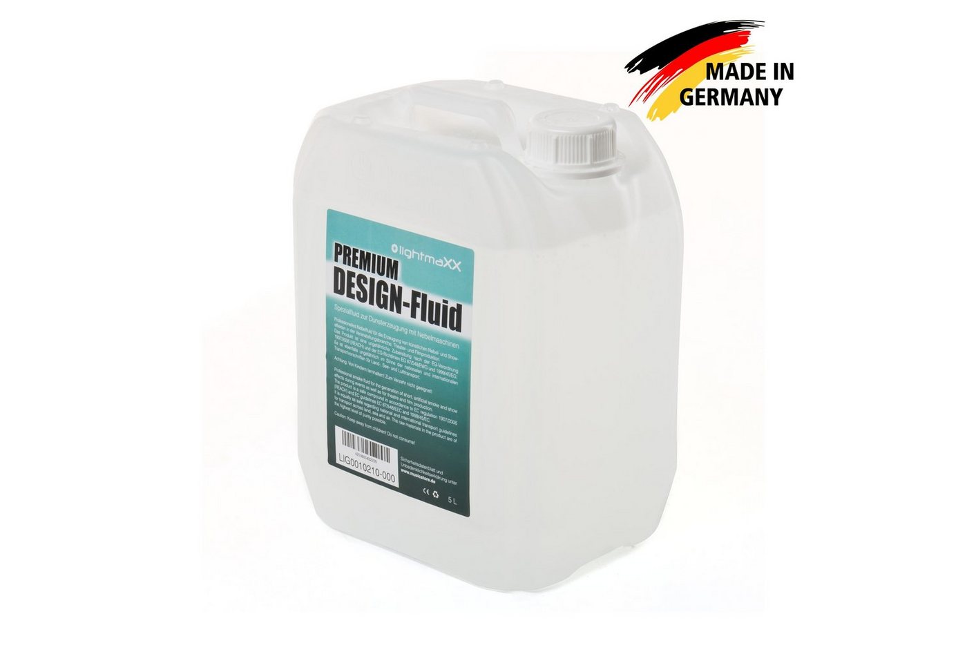 lightmaXX Discolicht, Premium Nebelfluid, Made in Germany, Glycerin und DEG frei