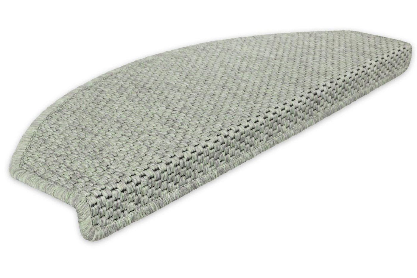 Metzker® Stufenmatte Stufenmatten Göteborg Halbrund, halbrund, Höhe: 8 mm, 18 Stück - Lindgrün Bild 2