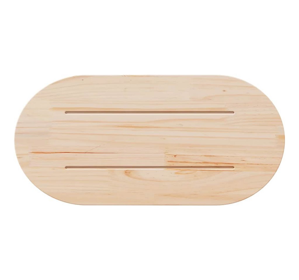 furnicato Tischplatte Massivholz Weiß 60 x 30 x 2,5 cm (1 St) Bild 5