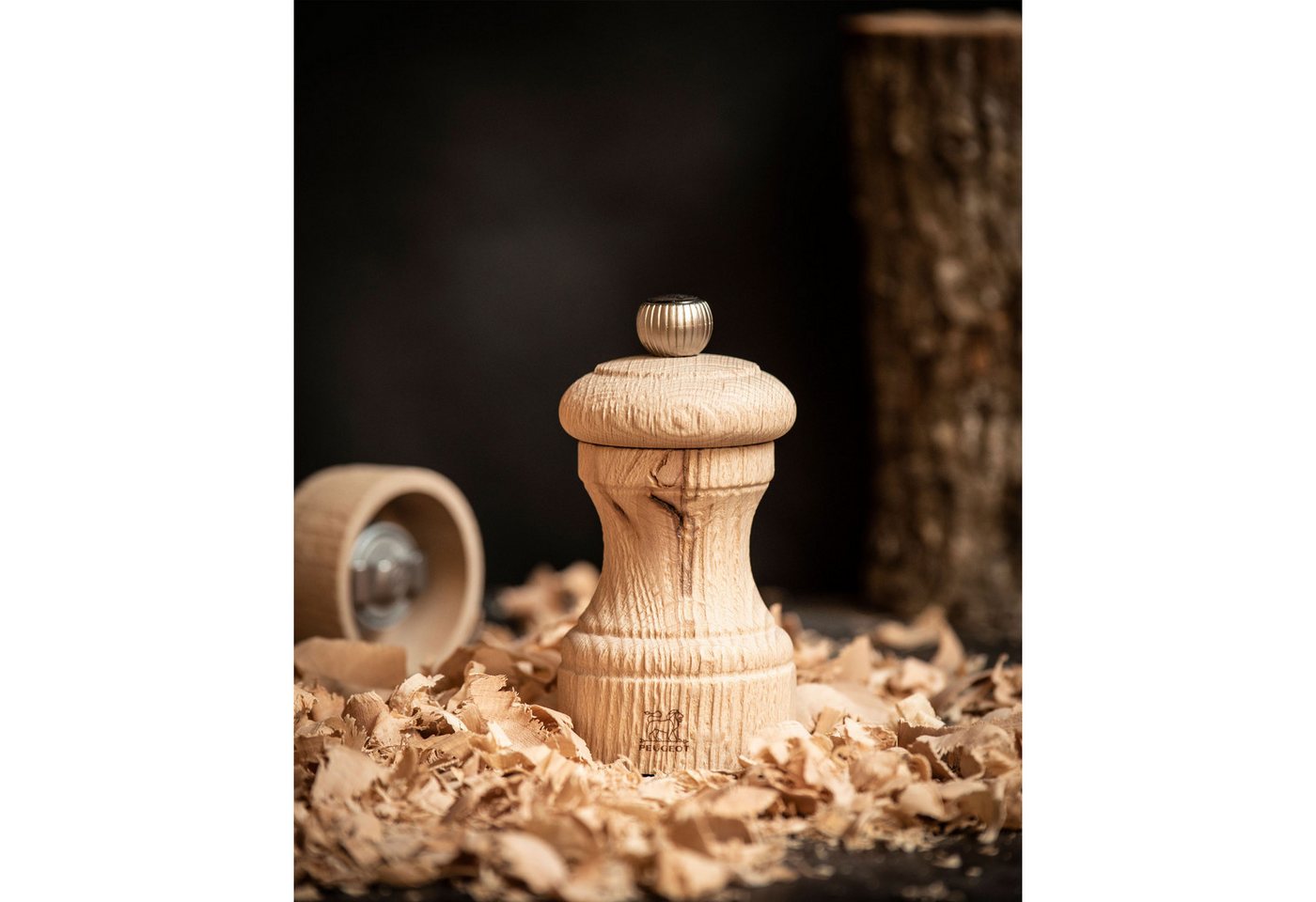PEUGEOT Pfeffermühle BISTRO NATURE 10cm Buchenholz Natur Stahlmahlwerk Manuell Manuell Bild 2