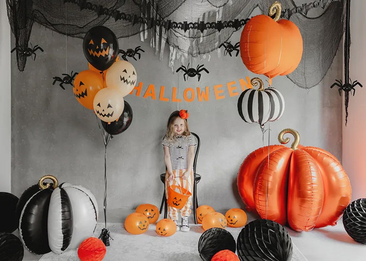 texpot Girlande Banner Halloween Papiergirlande Bild 4
