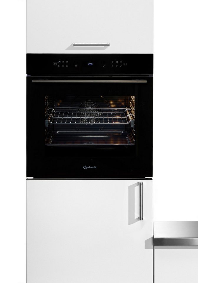 BAUKNECHT Backofen BBI78HT1SK, mit 1-fach-Teleskopauszug, Hydrolyse, 310°C Pizza-Funktion – wie frisch aus dem Steinofen, AirFry-Funktion Bild 2