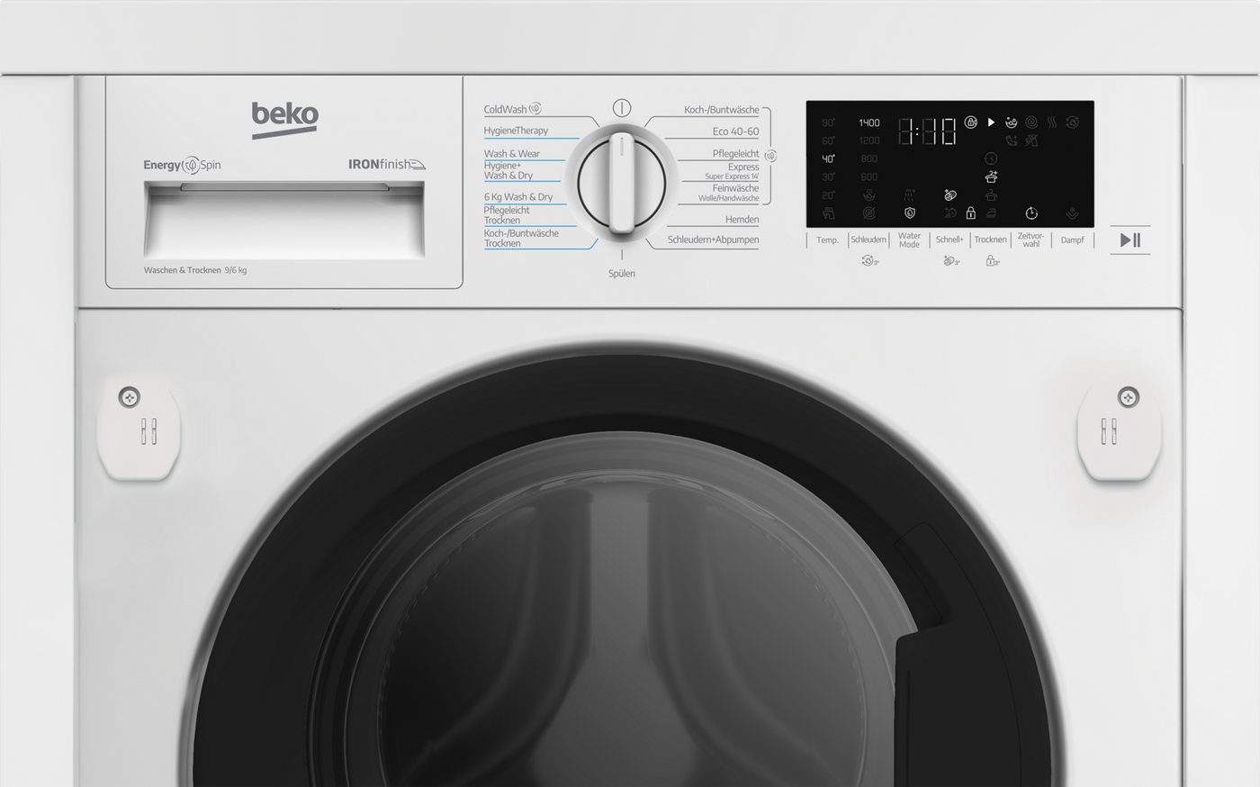 BEKO Einbauwaschtrockner B5DBT6941W 457000003300, 9 kg, 9 kg, 1400 U/min Bild 4