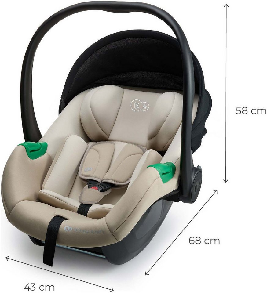 Kinderkraft Babyschale MINK PRO2 iSize, ab: ab Geburt, bis: 15 Monaten, ab: 40 cm, bis: 87 cm
