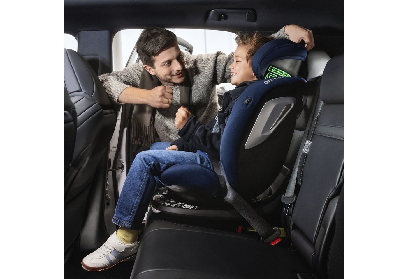 Kinderkraft Autokindersitz I-GROW 2 PLUS, ab: ab Geburt, bis: 12 Jahren, ab: 40 cm, bis: 150 cm, 360° – drehbarer Kindersitz Bild 4