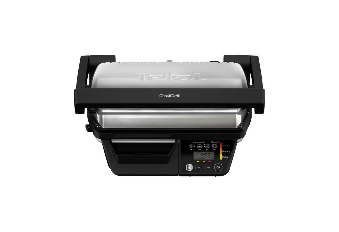 Tefal Kontaktgrill OptiGrill One GC7Q0D, Anpassung der Garzeit, Messung der Dicke des Grillguts, 3 Programme
