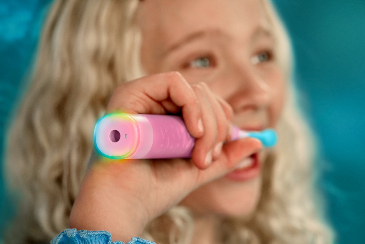 Philips Sonicare Elektrische Zahnbürste For Kids Smart HX6600, Aufsteckbürsten: 2 St., mit App-Anbindung, 2 Putzprogrammen und 21 Tagen Akkulaufzeit Bild 3
