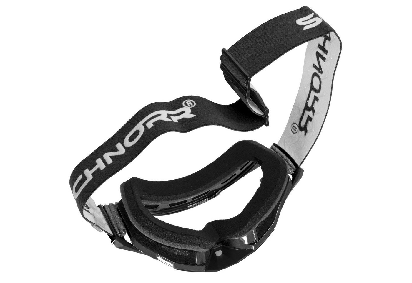 SCHNORR Sportbrille Schnorr MX Neo Motocross Brille Schwarz, Anti-Fog & Tear-Off, (1-St), Tear-Off & Roll-Off kompatibel Bild 2
