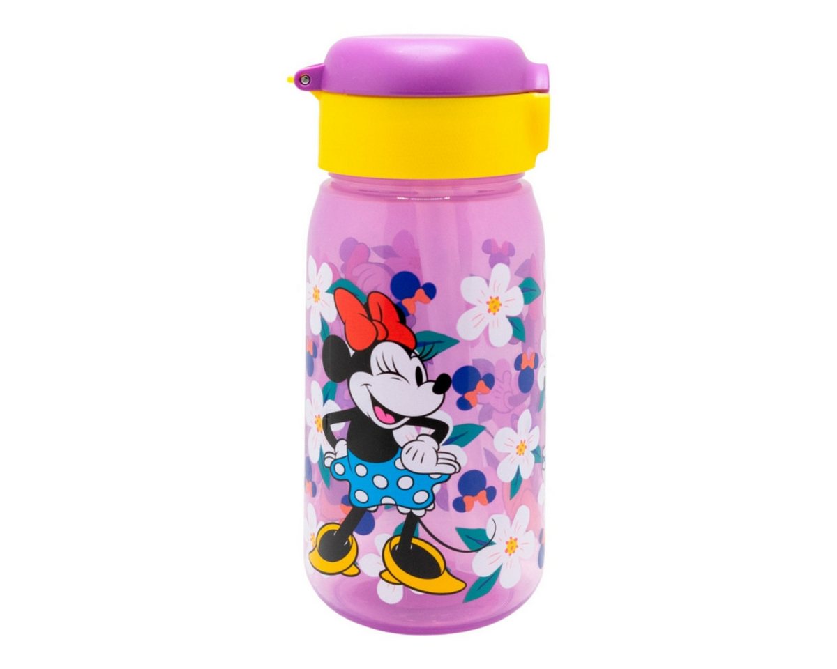 Storline Trinkflasche Minnie Mouse 510ml Kinderflasche mit Trinkhalm & Deckel Bild 2