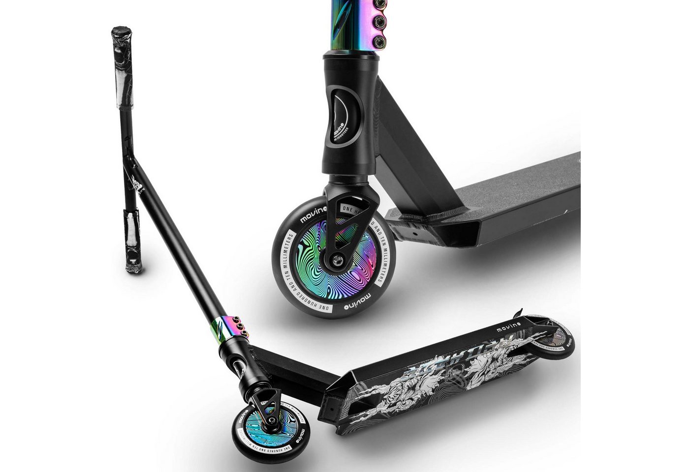 Movino Stuntscooter MOVINO HAZE 110mm Fullcore Rollen IHC ABEC9