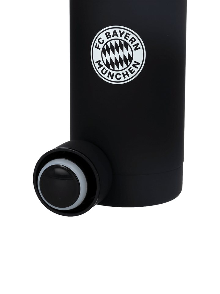 FC Bayern München Trinkflasche FC Bayern München I Edelstahlflasche 0,5l I Schwarz