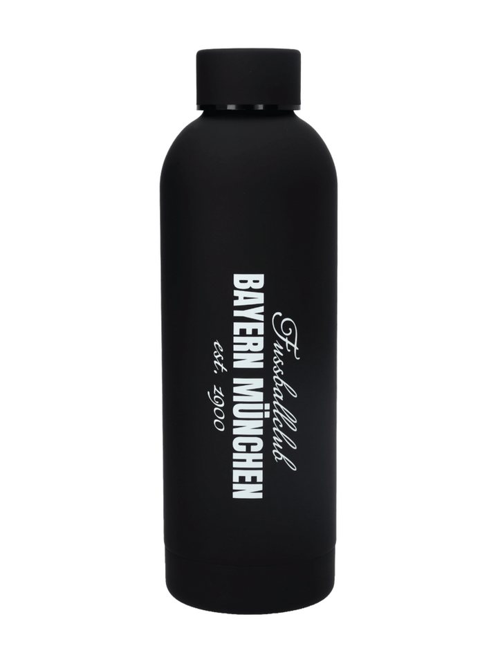 FC Bayern München Trinkflasche FC Bayern München I Edelstahlflasche 0,5l I Schwarz Bild 4