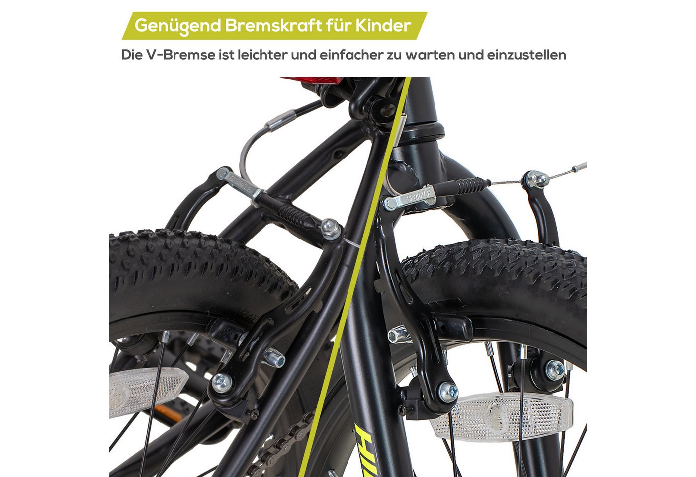 HILAND Jugendfahrrad 20 Zoll Mountainbike für Kinder,Jungen und Mädchen,Geschenk für Kinder, 21313123 Bild 3