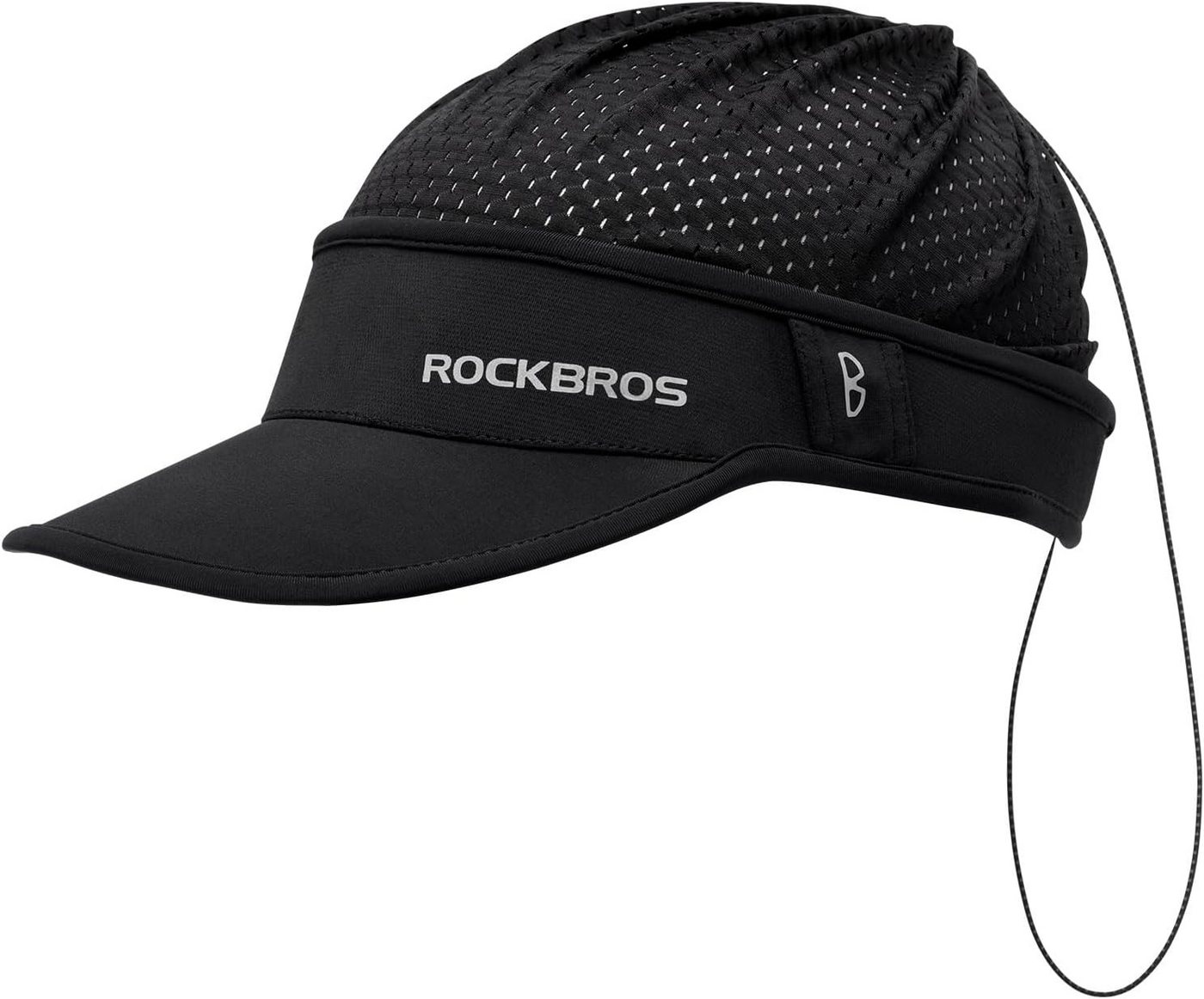 ROCKBROS Unterhelmmütze Fahrradkappe für Pferdeschwanz mit UPF 50+, leicht, atmungsaktiv