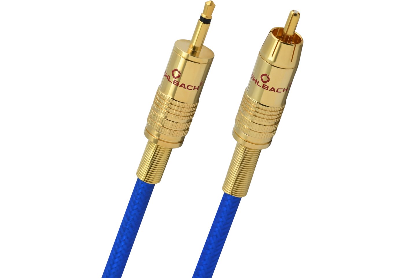 OEHLBACH NF 113 Digitales Audiokabel 3,5 mm Klinke / Cinch Audio-Kabel, 3,5 mm Klinke, Cinch (150 cm), Flexibel, Hochwertiges Kupfer