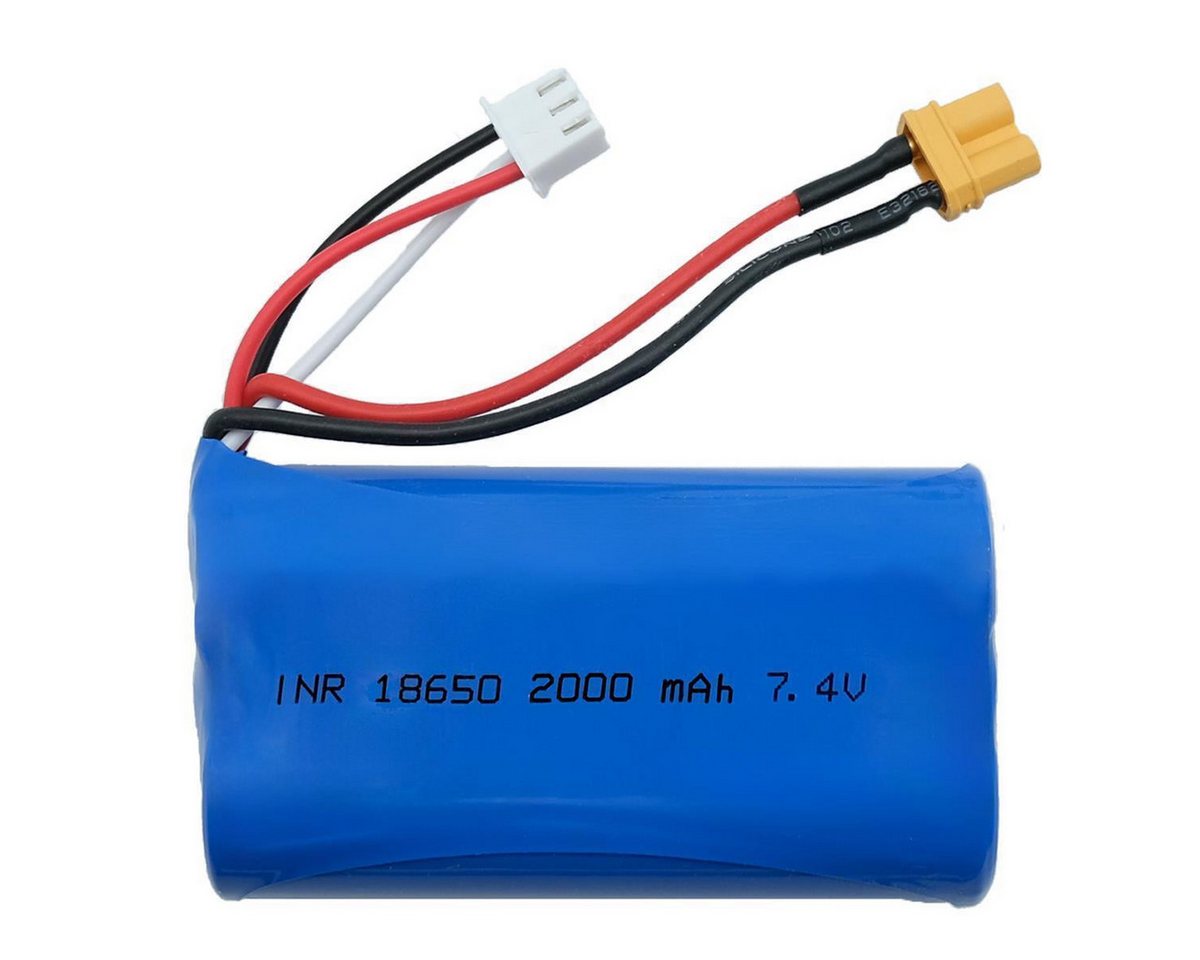 efaso Akku 7.4V 2000mAh XT30 für Amewi Bagger 22309 22343 Huina1580, 1583 Akku 2000 mAh (1 St), Bagger Huina 1580 580 Amewi 22309 22343