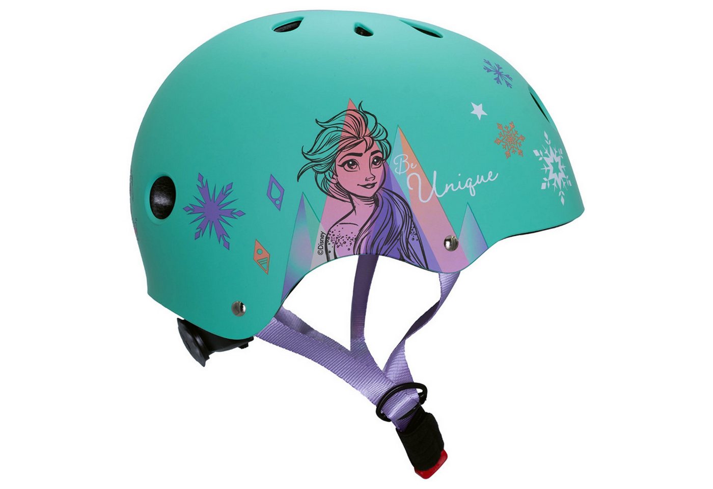 Disney Frozen Kinderfahrradhelm DISNEY Frozen Elsa Kinder Fahrradhelm Mädchen, verstellbar, 52–56 cm
