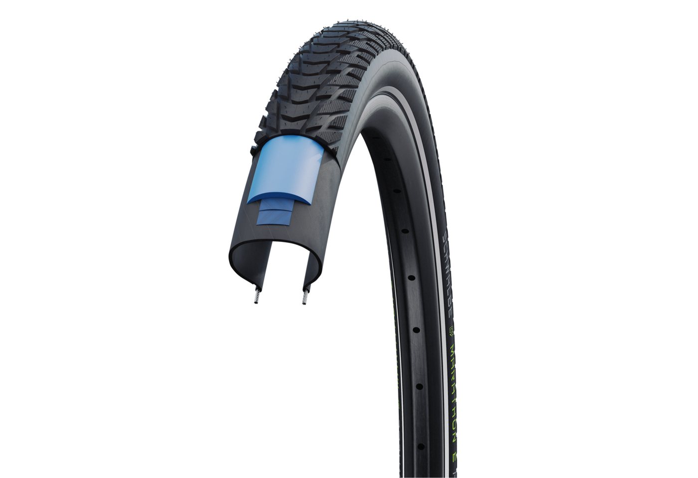 Schwalbe Fahrradreifen Schwalbe Marathon E-Plus 50-622 Smart DualGuard 28x2.00 Mantel, Drahtreifen Bild 2