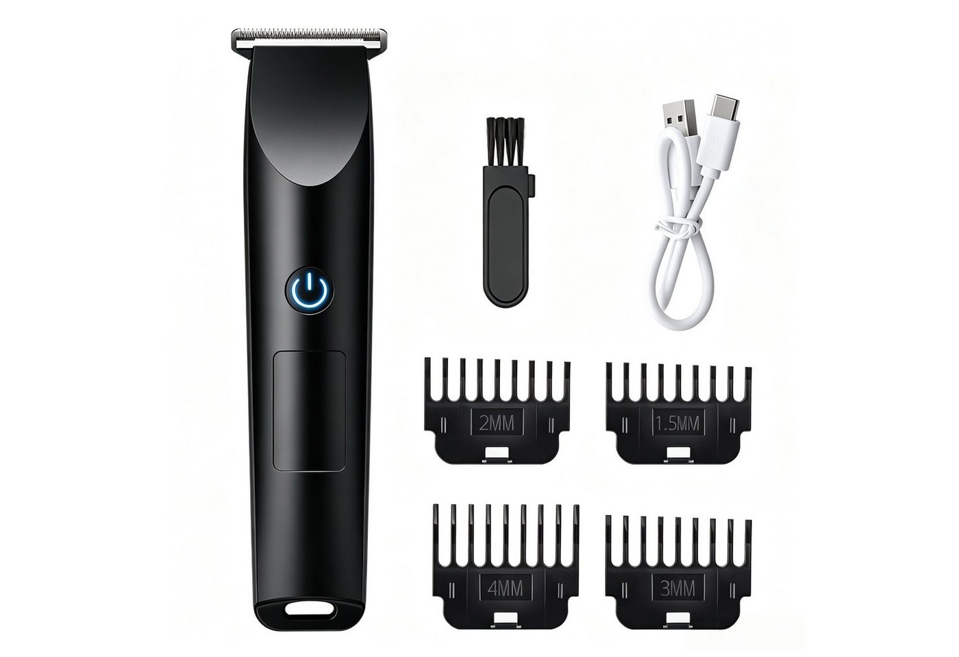 ibettertec Haarschneider Profi Haarschneider Haarschneidemaschine, Barttrimmer Groomingset, Elektrischer Haartrimmer,Bartschneider,4x Limit combs