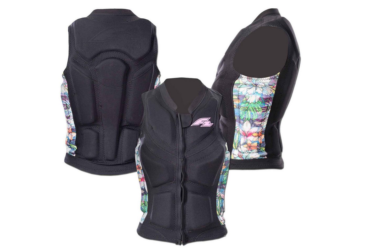 F2 Prallschutzweste F2 Damen Prallschutz Weste Wake & Sup Weste XXL Schwarz Bild 2
