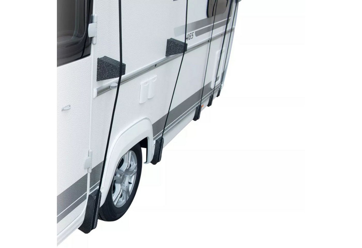 Cartrend Wohnwagenschutzhülle 4x Caravan Kantenschutz Set Schutzecken Styropor Bild 5