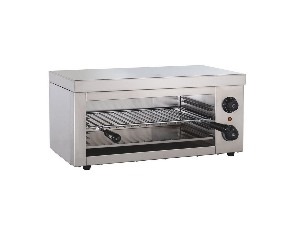 GastroHero Warmhalteplatte Elektro Salamander ECO 610 2 kW Edelstahl Grill, Höhenverstellbare Heizelemente, zwei separate Heizzonen Bild 4