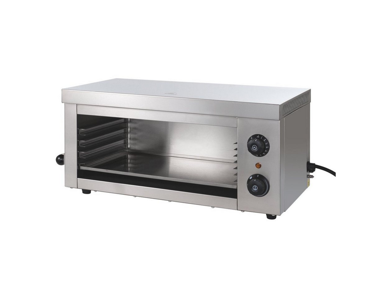 GastroHero Warmhalteplatte Elektro Salamander ECO 610 2 kW Edelstahl Grill, Höhenverstellbare Heizelemente, zwei separate Heizzonen Bild 5