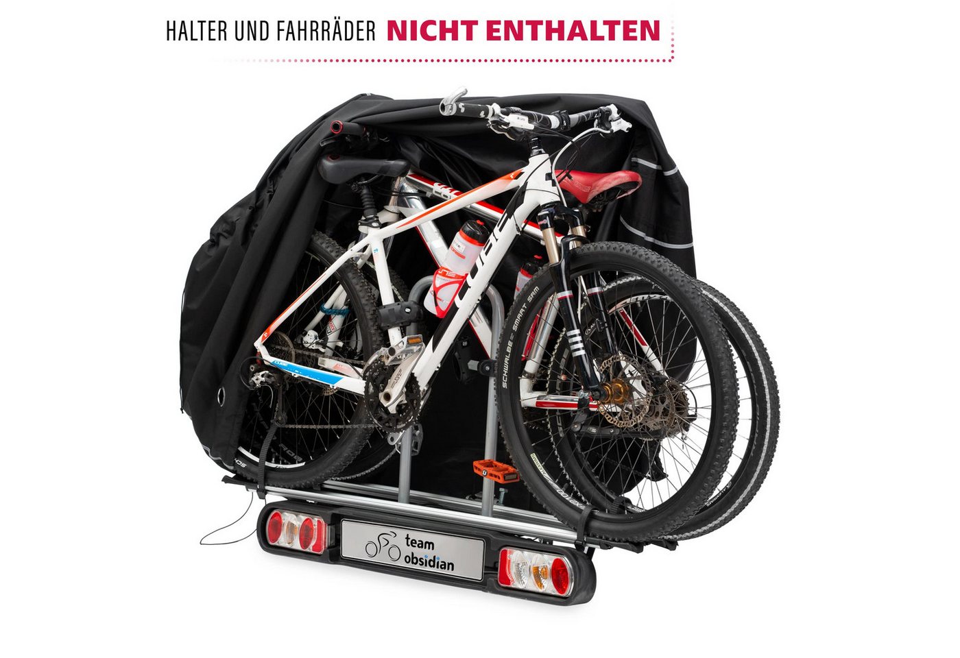 TeamObsidian Fahrradschutzhülle TeamObsidian Fahrradgarage 300D wasserdicht für 1-3 Fahrräder