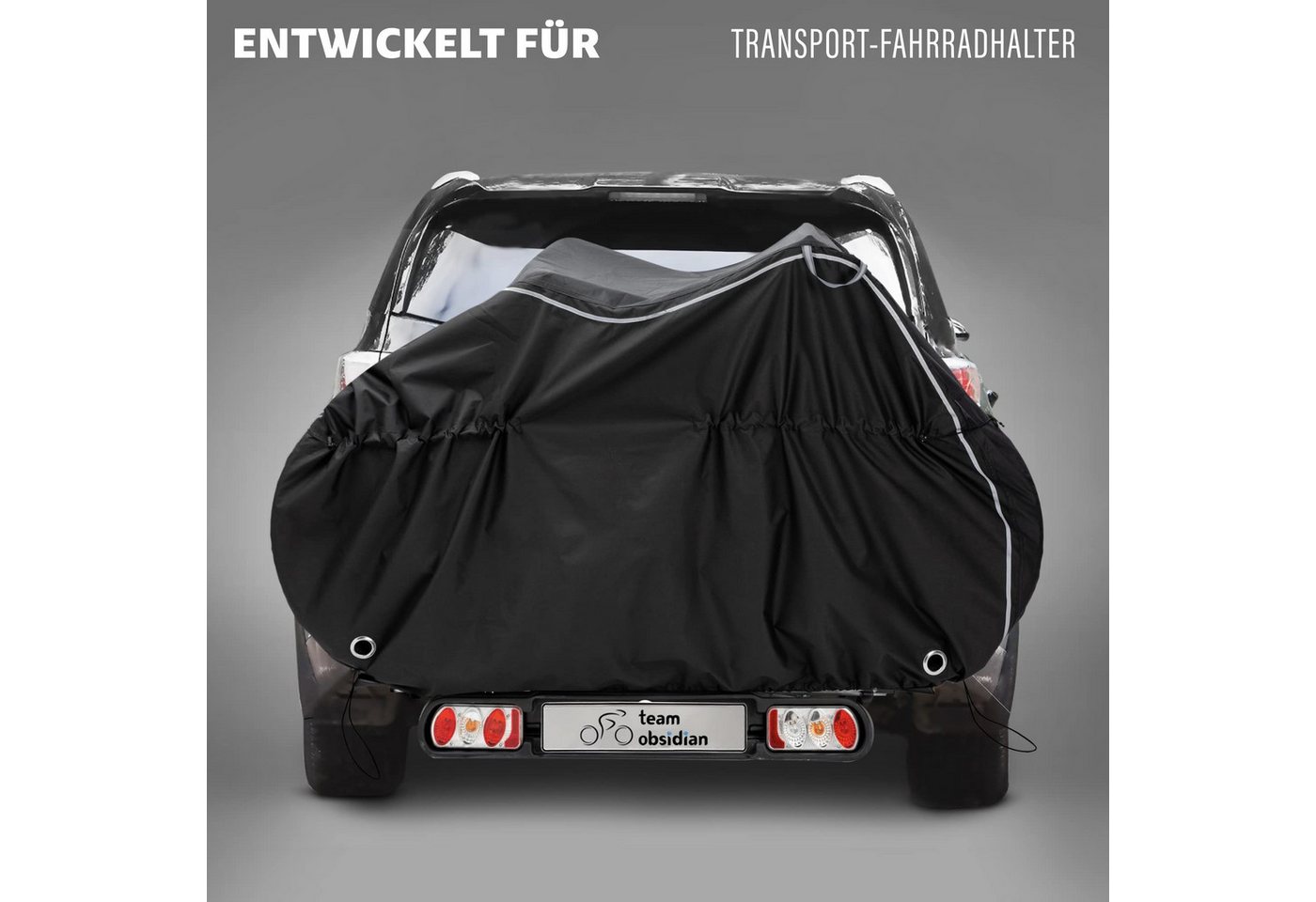 TeamObsidian Fahrradschutzhülle TeamObsidian Fahrradgarage 300D wasserdicht für 1-3 Fahrräder Bild 5