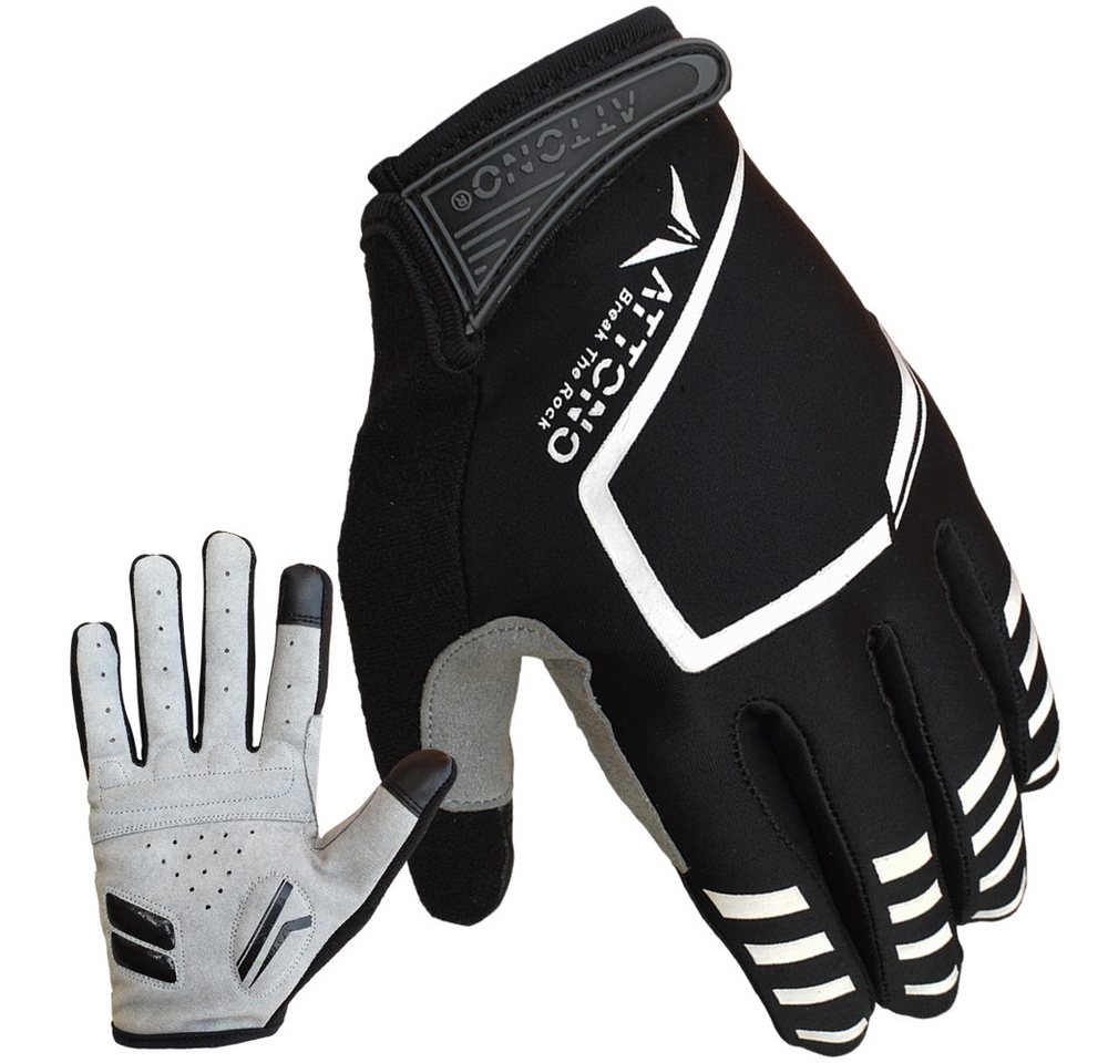 ATTONO Fahrradhandschuhe Mountainbike Gel Fahrrad BMX Touchscreen Sommer Handschuhe