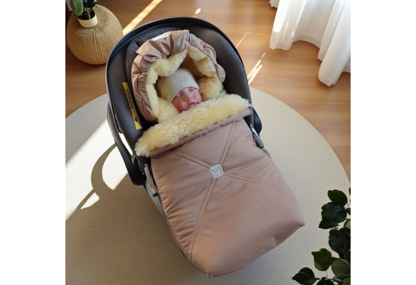 Kaiser Fußsack Emmy Lammfell Babyschalen Fußsack Bild 2