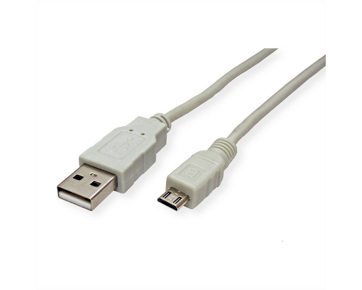 SECOMP STANDARD USB 2.0 Kabel, USB A ST - Micro USB B ST USB-Kabel, USB 2.0 Typ A Männlich (Stecker), USB 2.0 Typ Micro B Männlich (Stecker) (80.0 cm)