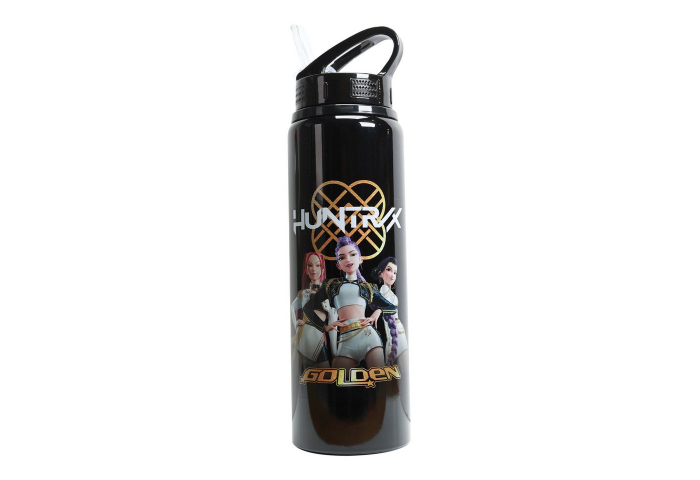 Blue Sky Designs Trinkflasche KPop Demon Hunters - Flip Top Trinkflasche (650ml) Golden Bild 2