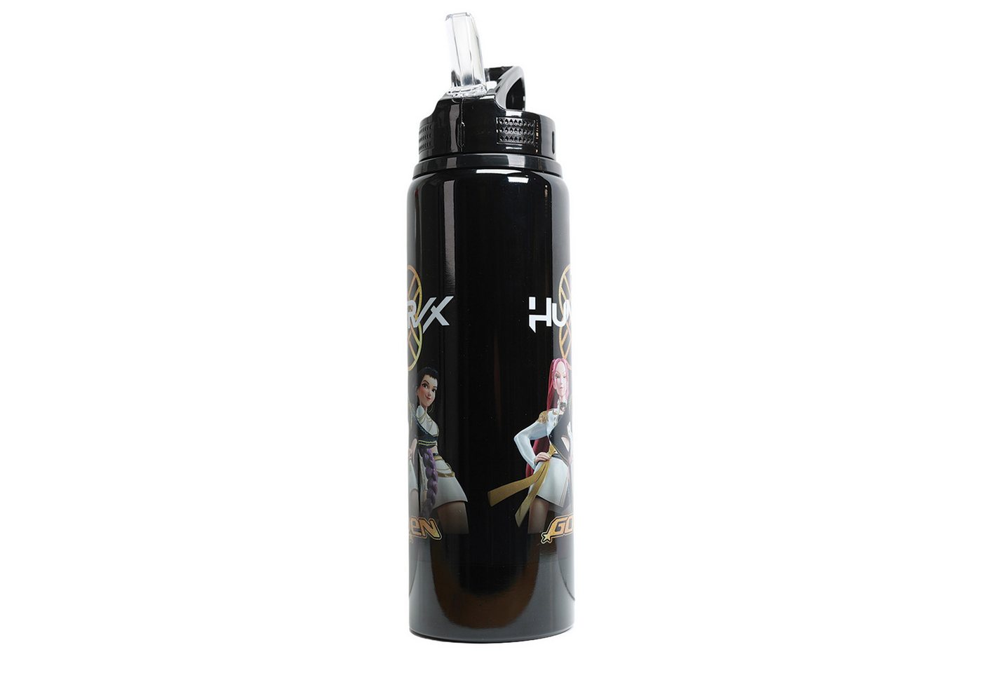 Blue Sky Designs Trinkflasche KPop Demon Hunters - Flip Top Trinkflasche (650ml) Golden Bild 3