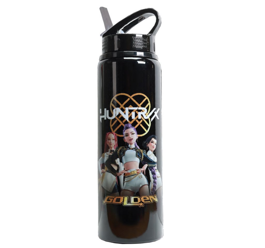 Blue Sky Designs Trinkflasche KPop Demon Hunters - Flip Top Trinkflasche (650ml) Golden Bild 4