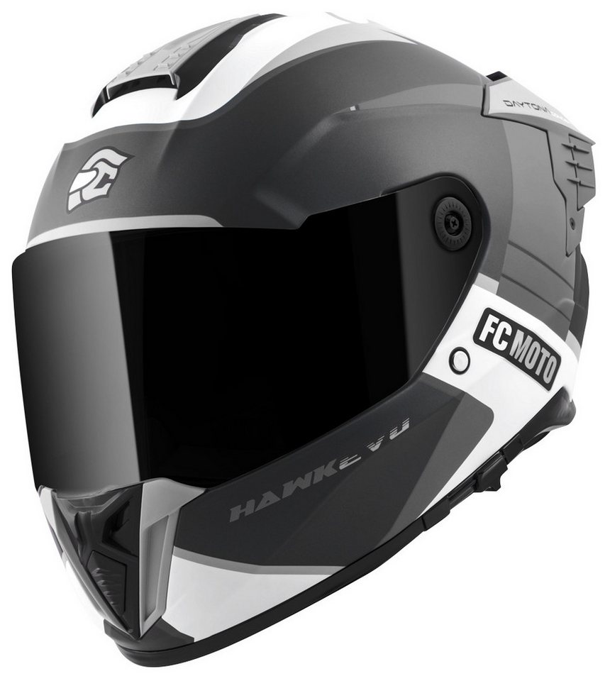 FC-Moto Motorradhelm Hawk EVO-X Helm, Vorbereitet Für Kommunikationssystem,herausnehmbares Innenfutter Bild 5