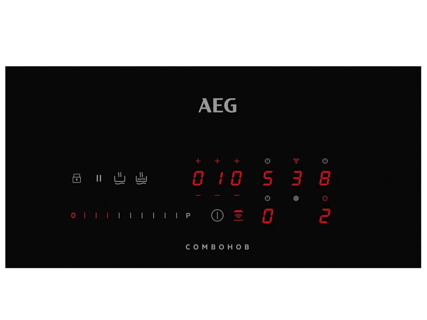 AEG Kochfeld mit Dunstabzug CHE84U, Timer Bild 5