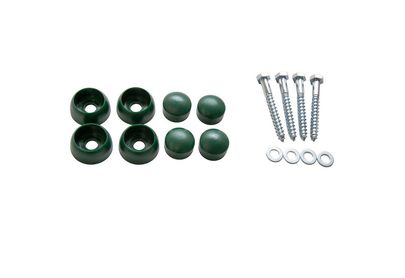 ROG-Gardenline Turnreck Reckstange Metall stabile Turnstange inklusive Montagematerial, (grün, 90 cm) Bild 4