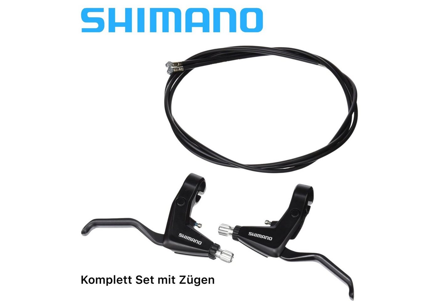 Shimano Felgenbremse SHIMANO Fahrrad Bremsgriffe BL-T4000 inklusive Züge 1 Paar L+R Bild 2