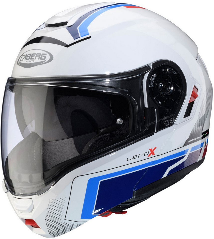 Caberg Motorradhelm Levo X Elite Klapphelm, Vorbereitet Für Kommunikationssystem,integriertes Sonnenvisier
