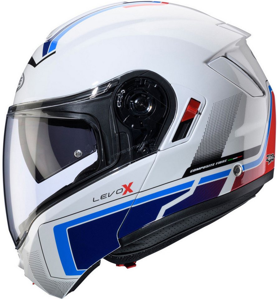 Caberg Motorradhelm Levo X Elite Klapphelm, Vorbereitet Für Kommunikationssystem,integriertes Sonnenvisier Bild 3