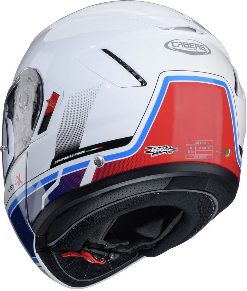 Caberg Motorradhelm Levo X Elite Klapphelm, Vorbereitet Für Kommunikationssystem,integriertes Sonnenvisier Bild 4