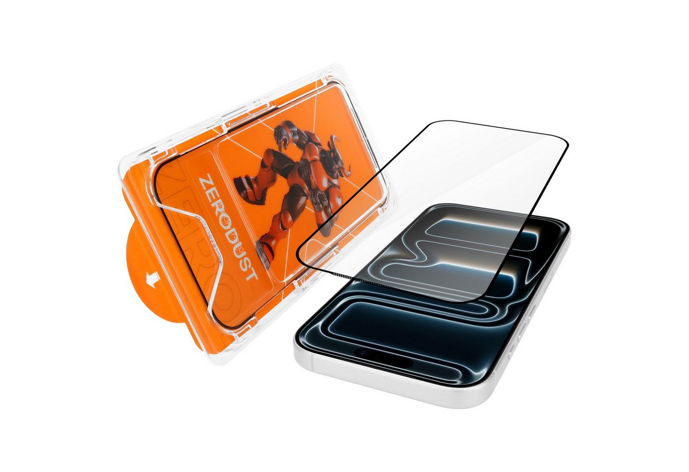 Cadorabo Schutzfolie für Apple iPhone 17 PRO MAX Schutzfolie, (1-St), Schutzfolie Panzer Folie Displayschutz Schutzglas HD Tempered Glas