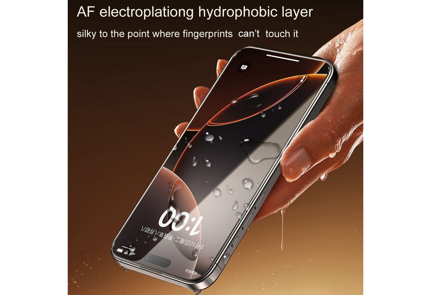 Cadorabo Schutzfolie für Apple iPhone 17 PRO MAX Schutzfolie, (1-St), Schutzfolie Panzer Folie Displayschutz Schutzglas HD Tempered Glas Bild 2