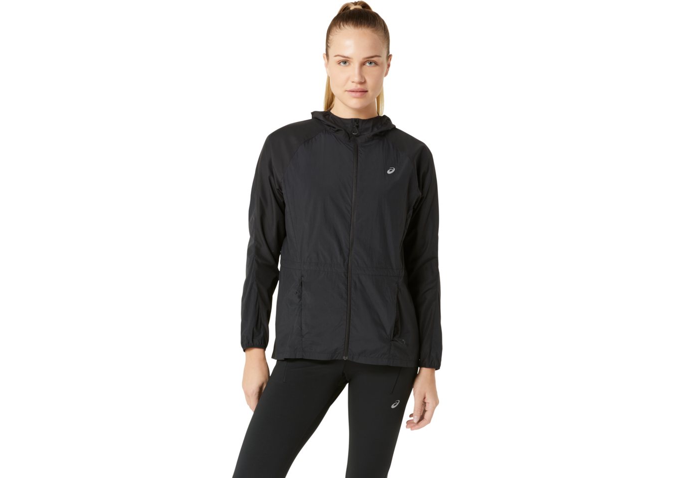 Asics Laufjacke ROAD PACKABLE JACKET Übergangsjacke, winddicht, wasserabweisend, atmungsaktiv Bild 2