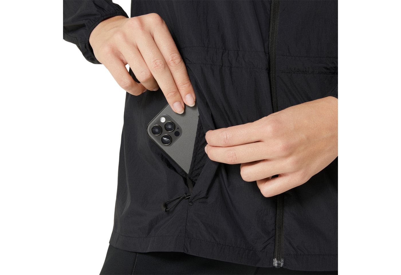 Asics Laufjacke ROAD PACKABLE JACKET Übergangsjacke, winddicht, wasserabweisend, atmungsaktiv Bild 4